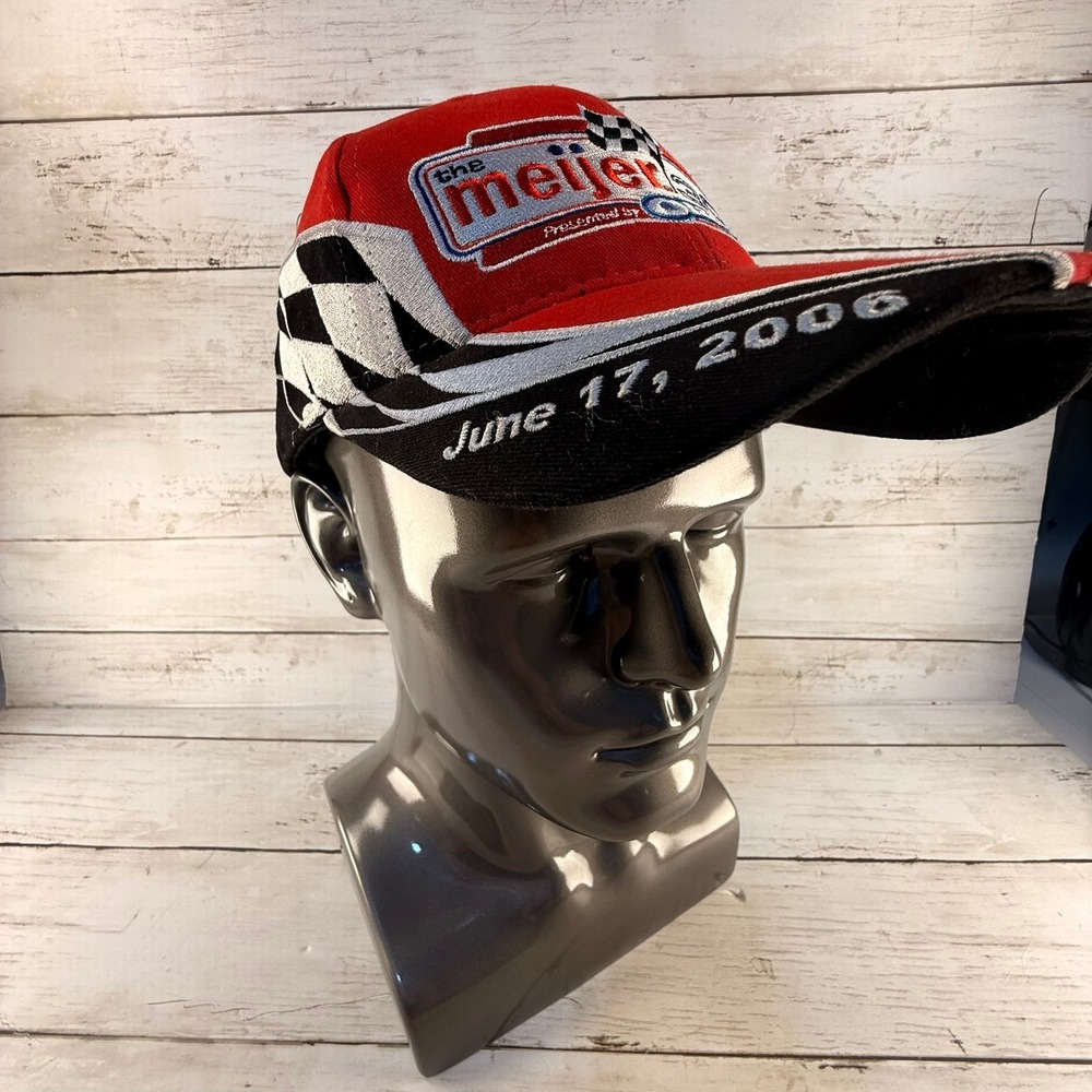 Vintage Kudzu NASCAR Busch Series Hat Meijer 300 Oreo Kentucky Speedway 2006 Red